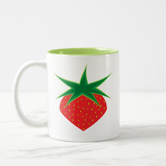 Caneca De Café Em Dois Tons Strawberry Mug (Esquerda)