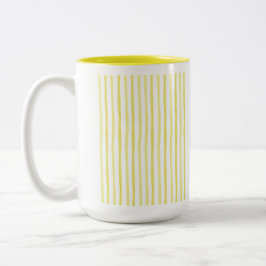 Caneca De Café Em Dois Tons stripe Mug