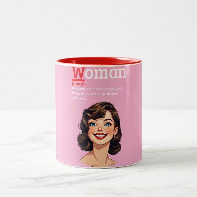 Caneca De Café Em Dois Tons Strong Woman Strong Soul Mug – Inspirational Gift (Centro)