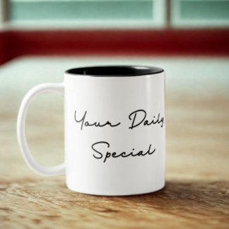 Caneca De Café Em Dois Tons Sua Cotação Especial Diária