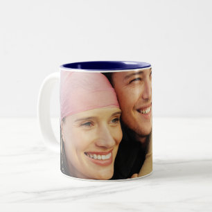 Caneca De Café Em Dois Tons Sua foto