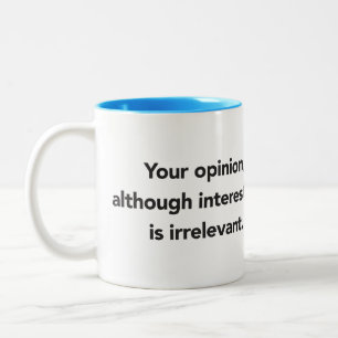 Caneca De Café Em Dois Tons Sua opinião, caneca de dois tons
