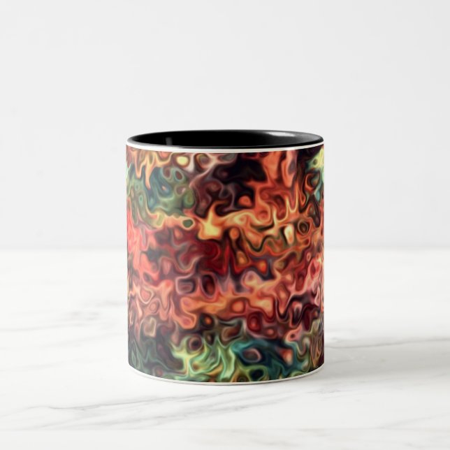 Caneca De Café Em Dois Tons Suavemente Moderno Artigo 45.5 (Centro)