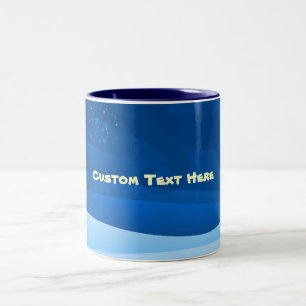 Caneca De Café Em Dois Tons Subaquático