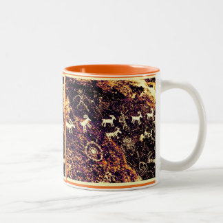 CANECA DE CAFÉ EM DOIS TONS SUDOESTE DO AMERICANO DO DESERTO DE NEVADA DOS