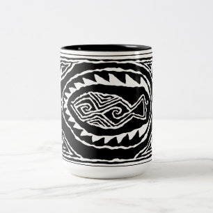 Caneca De Café Em Dois Tons Sudoeste Pescado