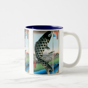 Caneca De Café Em Dois Tons Suido Bridge e Surugadai