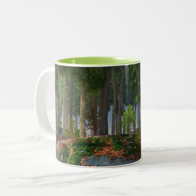 Caneca De Café Em Dois Tons Summer deixa mug (Frente Esquerda)