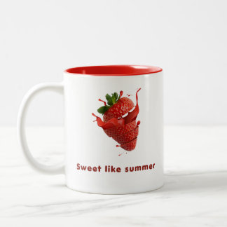 Caneca De Café Em Dois Tons Summer Splash fruits mugs