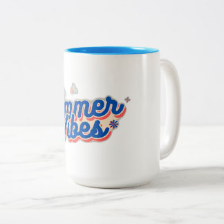 Caneca De Café Em Dois Tons Summer Vibes