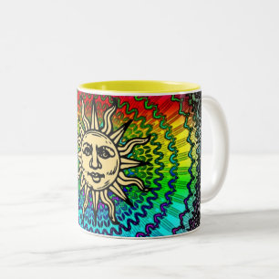 Caneca De Café Em Dois Tons Sunny