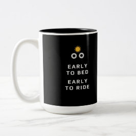Caneca De Café Em Dois Tons Sunrise Coffee Mug para o ciclista