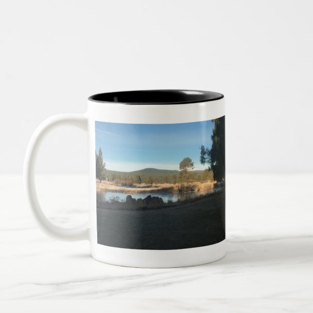 Caneca De Café Em Dois Tons Sunriver Oregon (Esquerda)