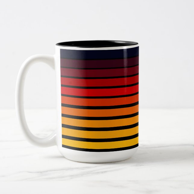 Caneca De Café Em Dois Tons Sunset (Esquerda)