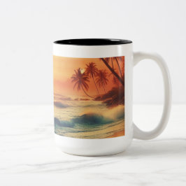 Caneca De Café Em Dois Tons Sunset Bliss