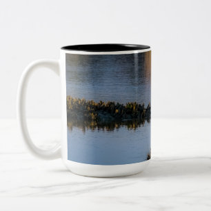 Caneca De Café Em Dois Tons Sunset Gaze 11 oz ou 15 oz Mug