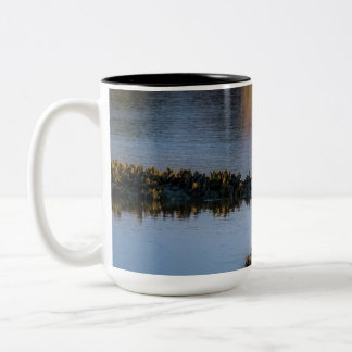 Caneca De Café Em Dois Tons Sunset Gaze 11 oz ou 15 oz Mug