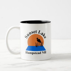Caneca De Café Em Dois Tons Sunset Lake Mug