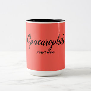 Caneca De Café Em Dois Tons Sunset Lover