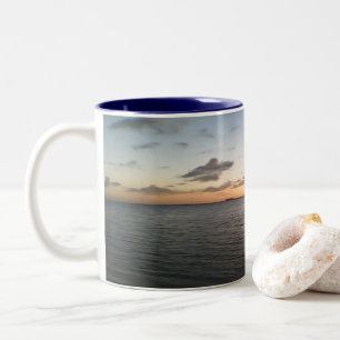Caneca De Café Em Dois Tons Sunset Na Praia