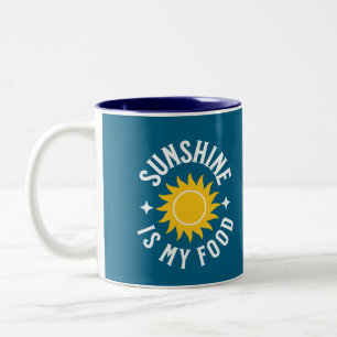 CANECA DE CAFÉ EM DOIS TONS SUNSHINE É MINHA COMIDA