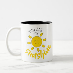 Caneca De Café Em Dois Tons Sunshine Fun Sunshine Baby Você é meu Sol