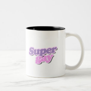 Caneca De Café Em Dois Tons Super Gay