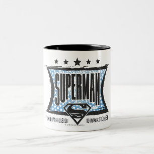 Caneca De Café Em Dois Tons Super-Homem Irivalizado, Incomparável
