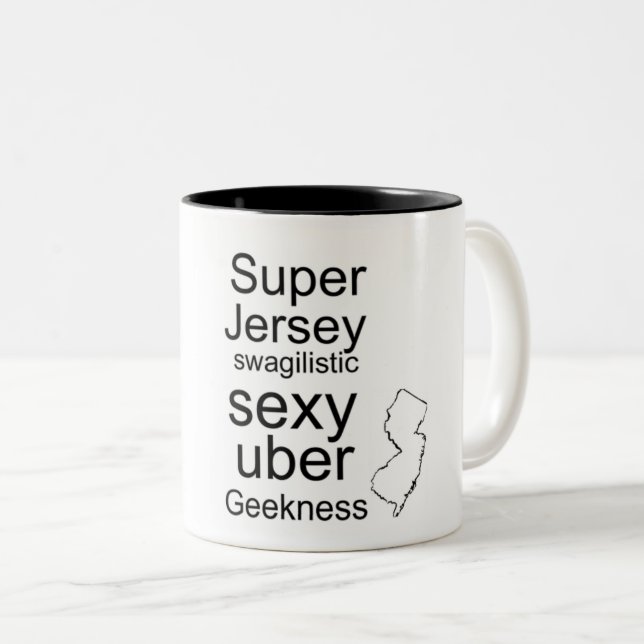 Caneca De Café Em Dois Tons Super Jersey Coffee Mug (Frente Esquerda)