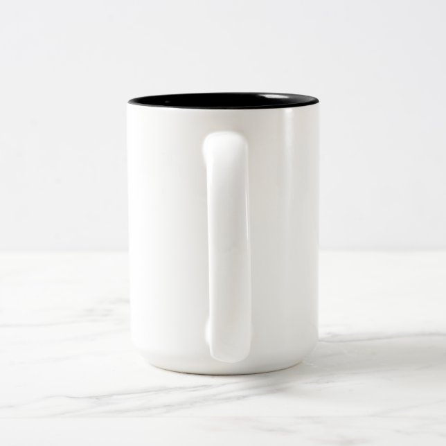 Caneca De Café Em Dois Tons Super Mãe (Alça)