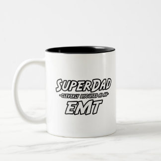 Caneca De Café Em Dois Tons Super Pai...EMT