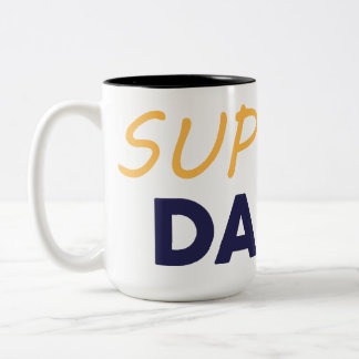Caneca De Café Em Dois Tons Super Pai Mug
