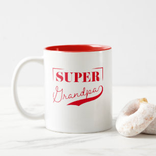Caneca De Café Em Dois Tons Super vovô