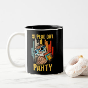 Caneca De Café Em Dois Tons Superb Owl Party O que fazemos no Clássico das Som