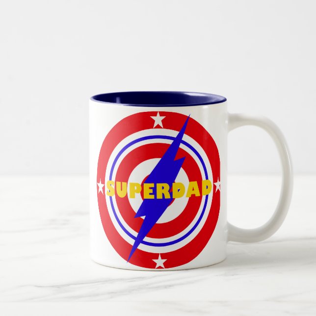 Caneca De Café Em Dois Tons SuperDad (Direita)