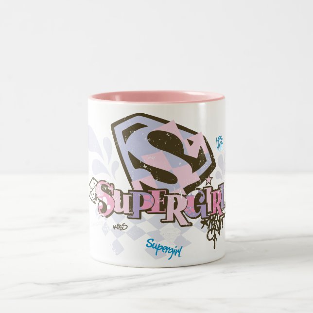 Caneca De Café Em Dois Tons Supergirl 1 tão fabuloso (Centro)