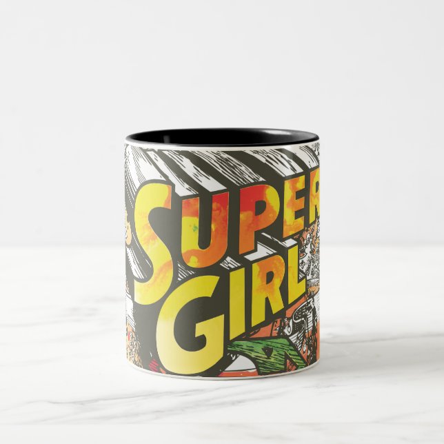 Caneca De Café Em Dois Tons Supergirl Chains (Centro)