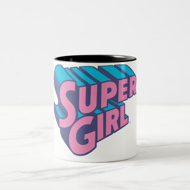 Caneca De Café Em Dois Tons Supergirl J-Pop 10 (Centro)