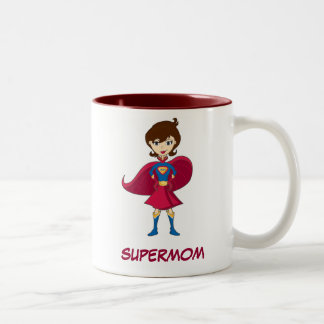 CANECA DE CAFÉ EM DOIS TONS SUPERMOM