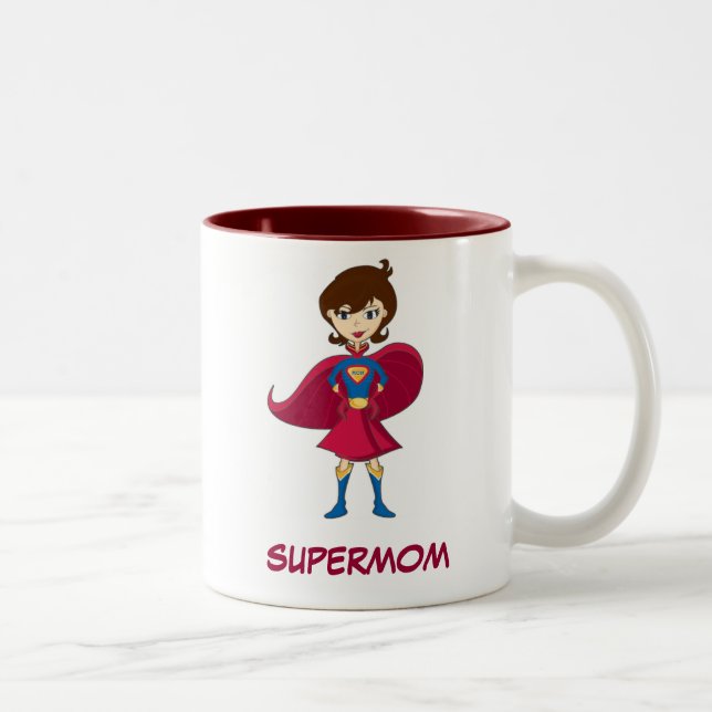 CANECA DE CAFÉ EM DOIS TONS SUPERMOM (Direita)