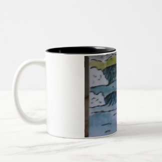 Caneca De Café Em Dois Tons Surf Café Mug