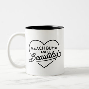 Caneca De Café Em Dois Tons Surfista Engraçado Mãe Ser Summer Beach Bum Punny
