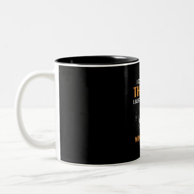Caneca De Café Em Dois Tons Surfista Só precisa ir surfar (Esquerda)
