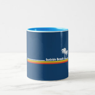 Caneca De Café Em Dois Tons Surfside Beach Carolina do Sul