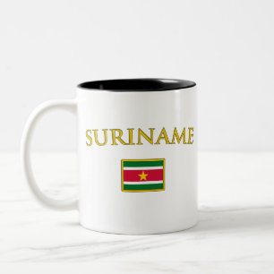 Caneca De Café Em Dois Tons Suriname dourado