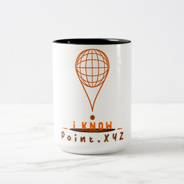 Caneca De Café Em Dois Tons Surveyor/Geomatician Mugs  (Centro)