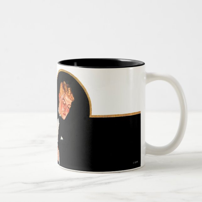 Caneca De Café Em Dois Tons Suspender perdido (Direita)