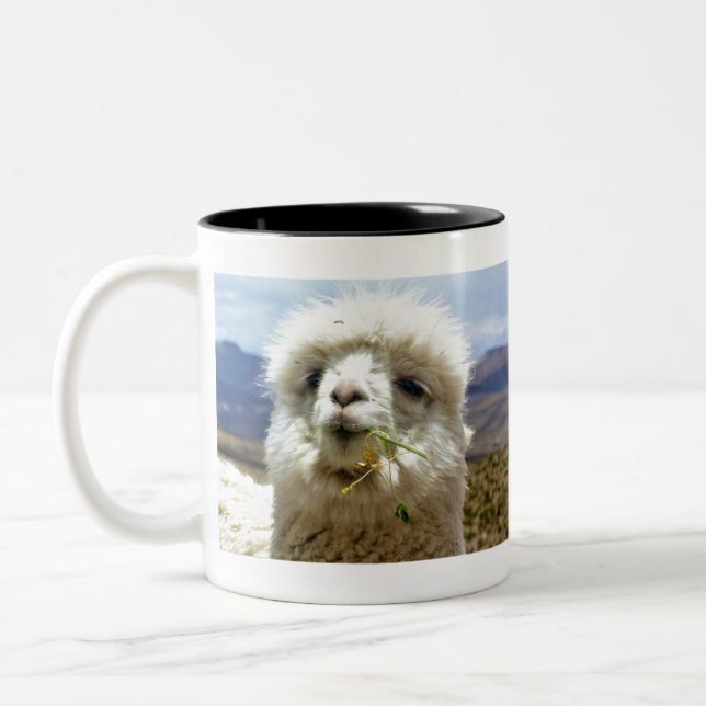 Caneca De Café Em Dois Tons Süsses Alpaca (Esquerda)