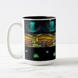 Caneca De Café Em Dois Tons Sussurros da Caverna Oculta
