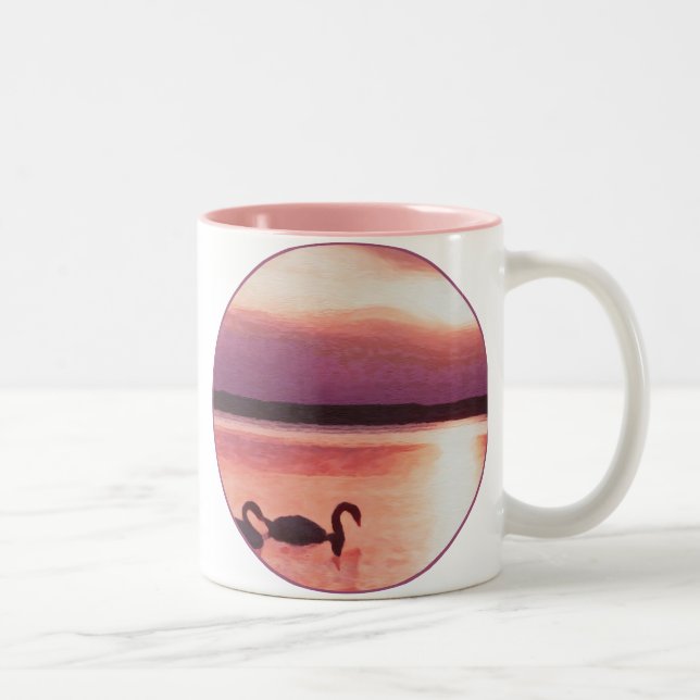 Caneca De Café Em Dois Tons Swaps Sunset (Direita)